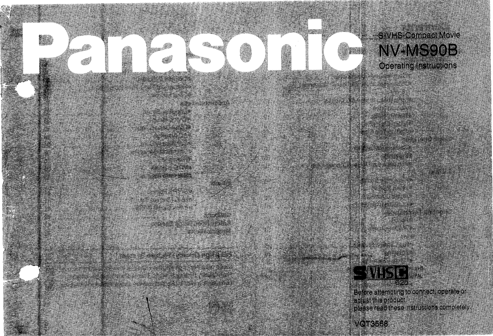 Panasonic NVMS90 User Manual