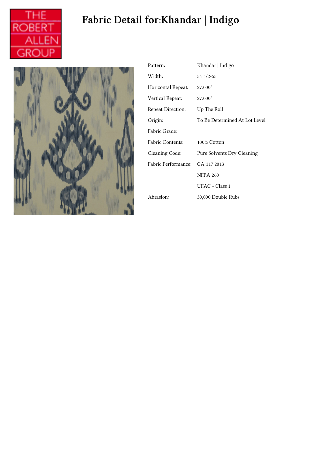 Robert Allen RALF1614 Specifications - ManualMachine.com