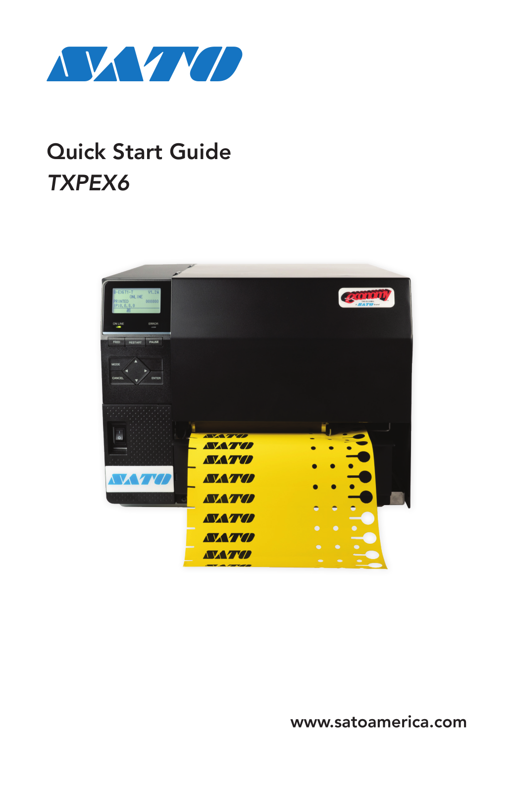 Sato TXPEX6 User Manual