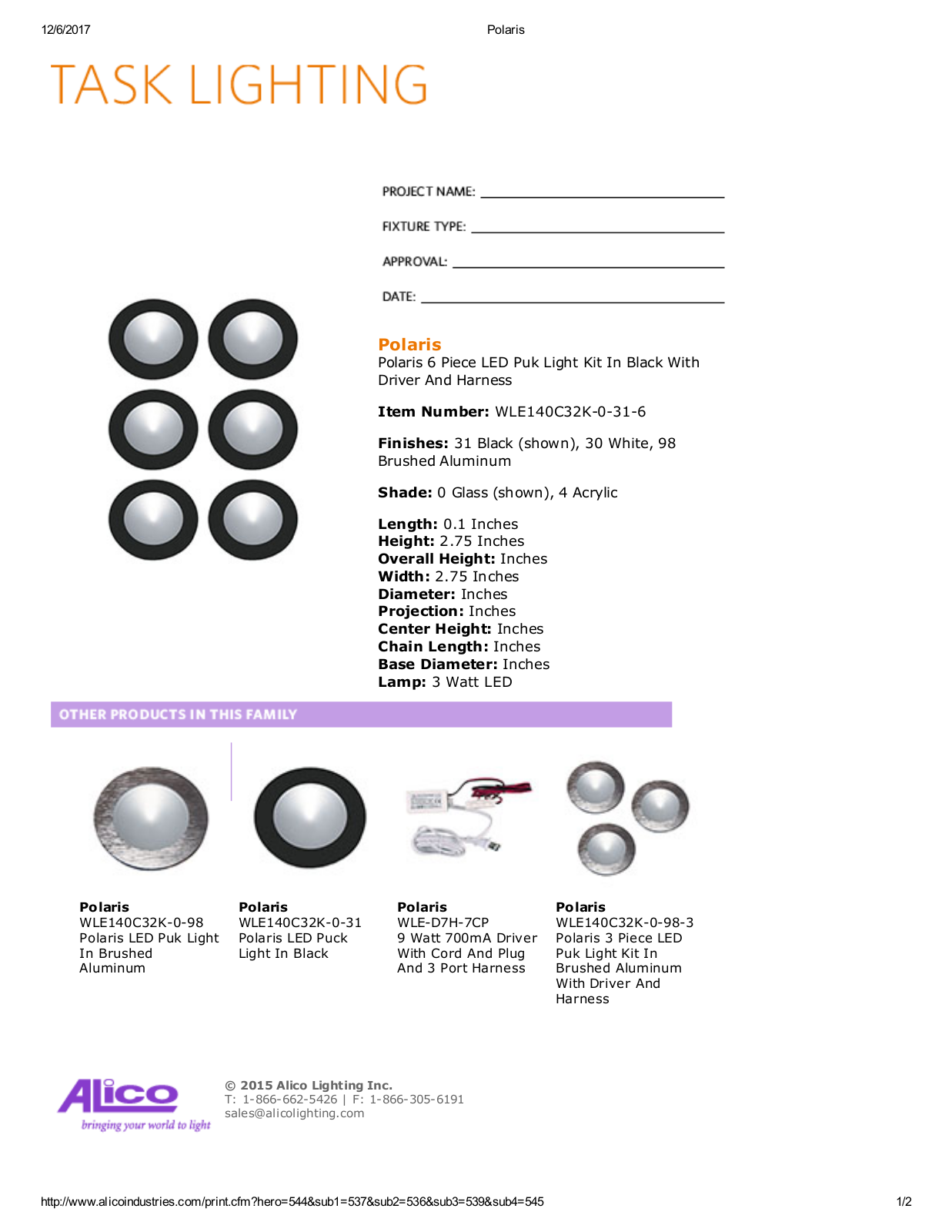 Alico LED2099 Specifications - ManualMachine.com