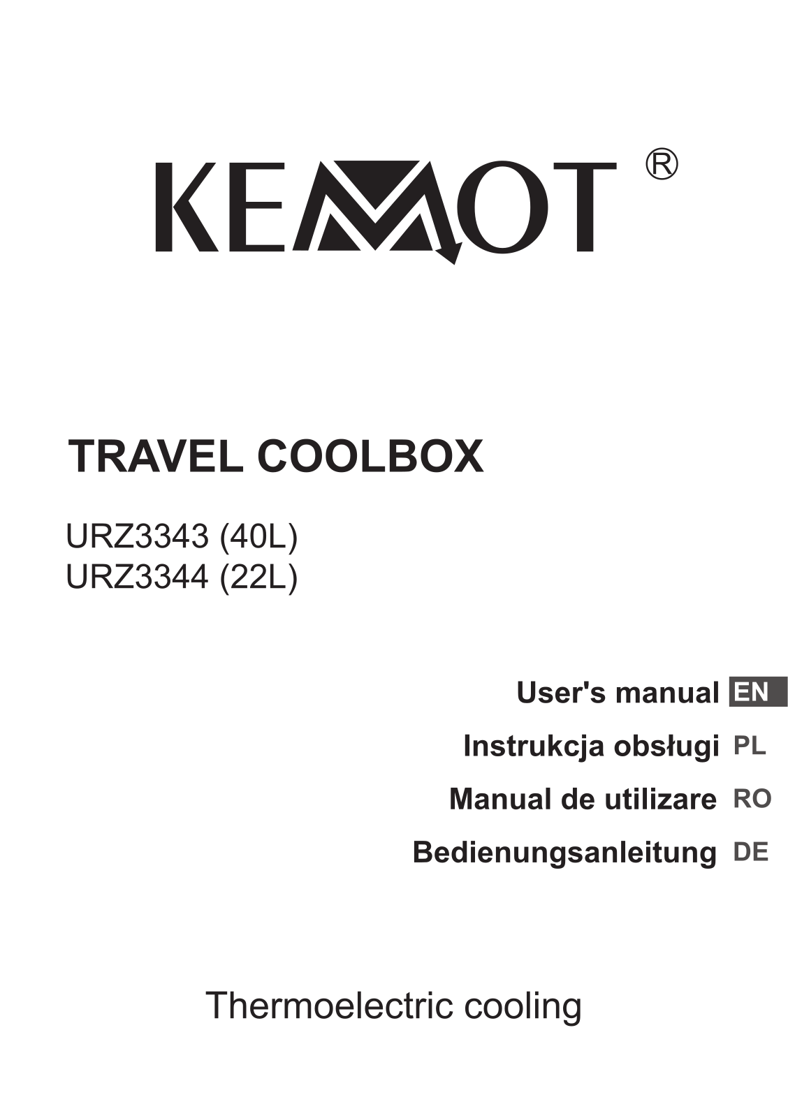 Kemot URZ3344, URZ3343 User Manual