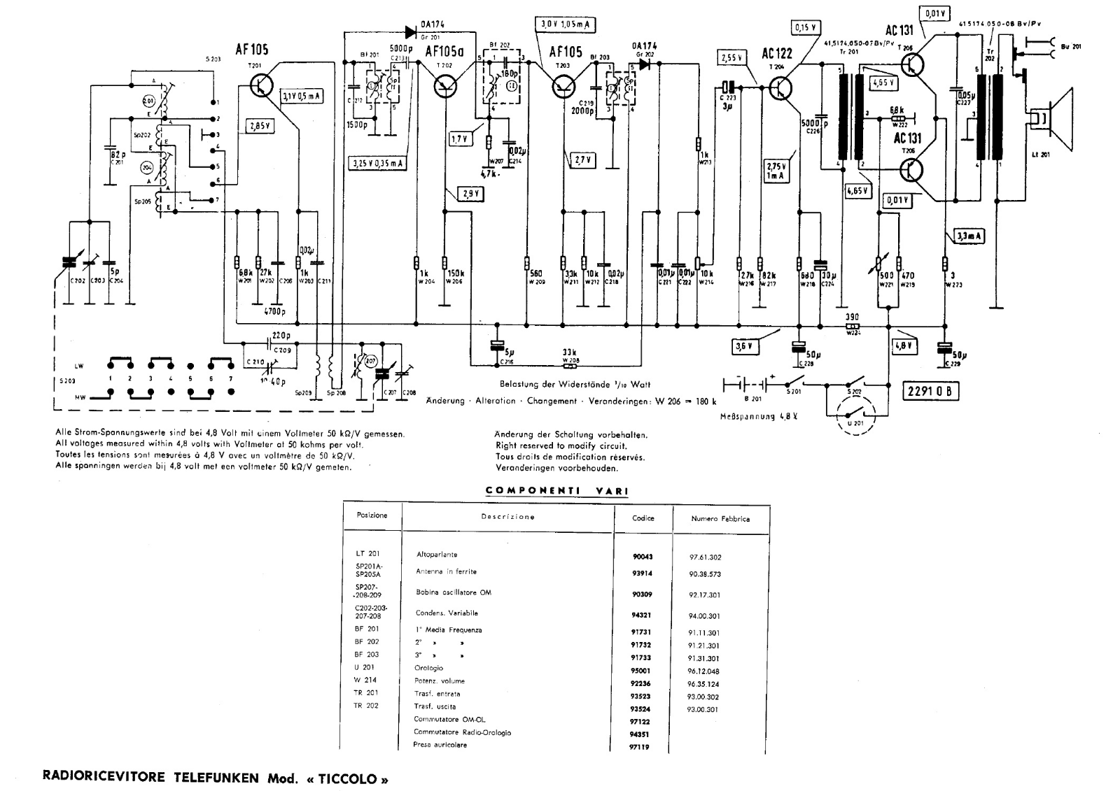 Telefunken Ticcolo Diagram - ManualMachine.com