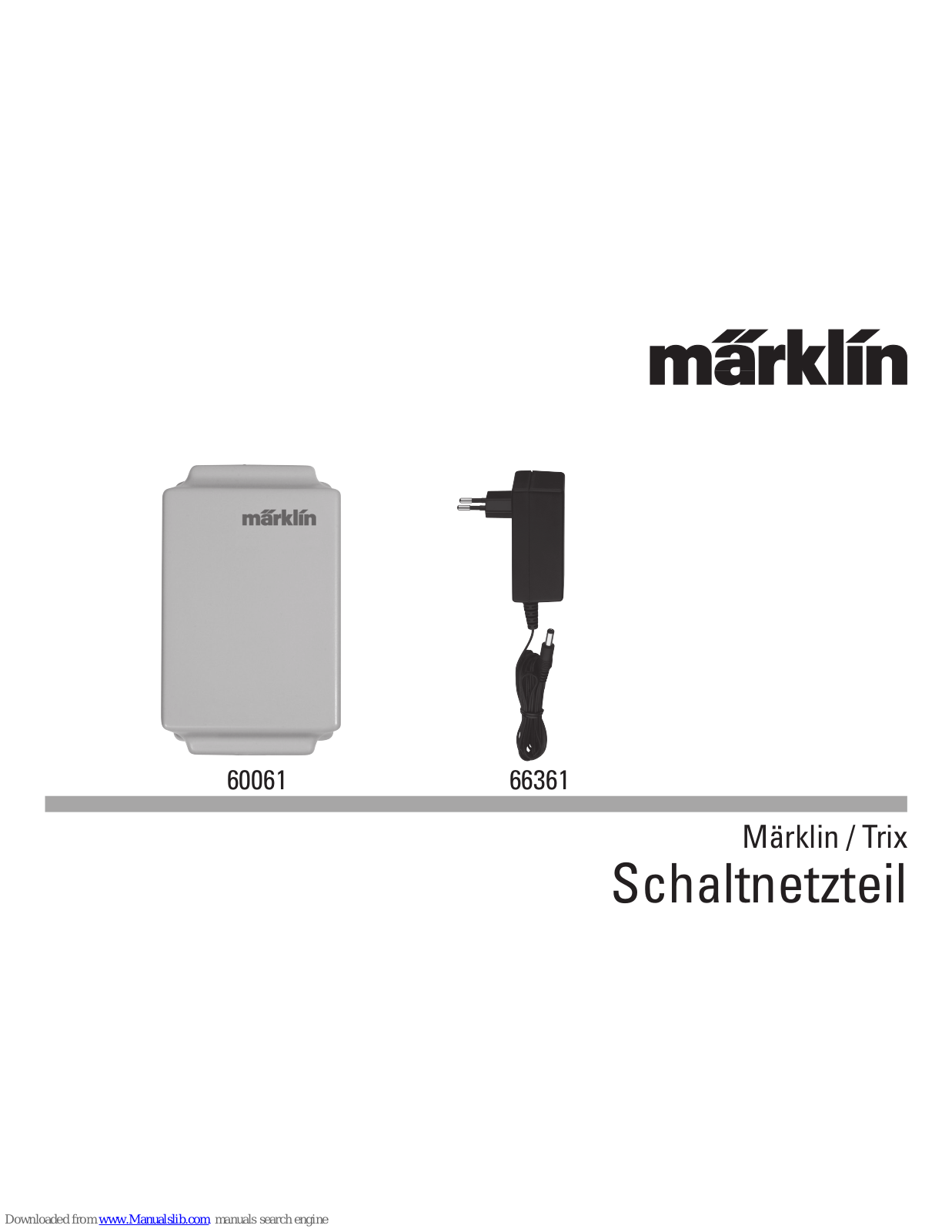 marklin 60061, 66361, 60101 User Manual - ManualMachine.com
