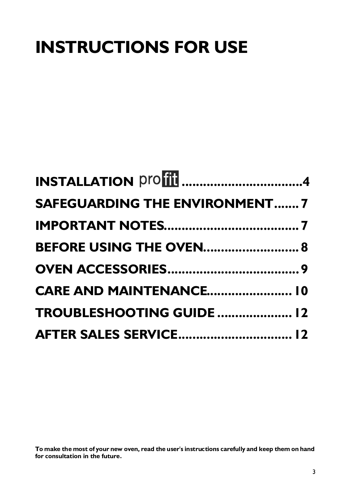 Whirlpool AKP 203/IX, AKP 230/IX/03, AKP 203/WH, AKP 135/IX/03 INSTRUCTION FOR USE