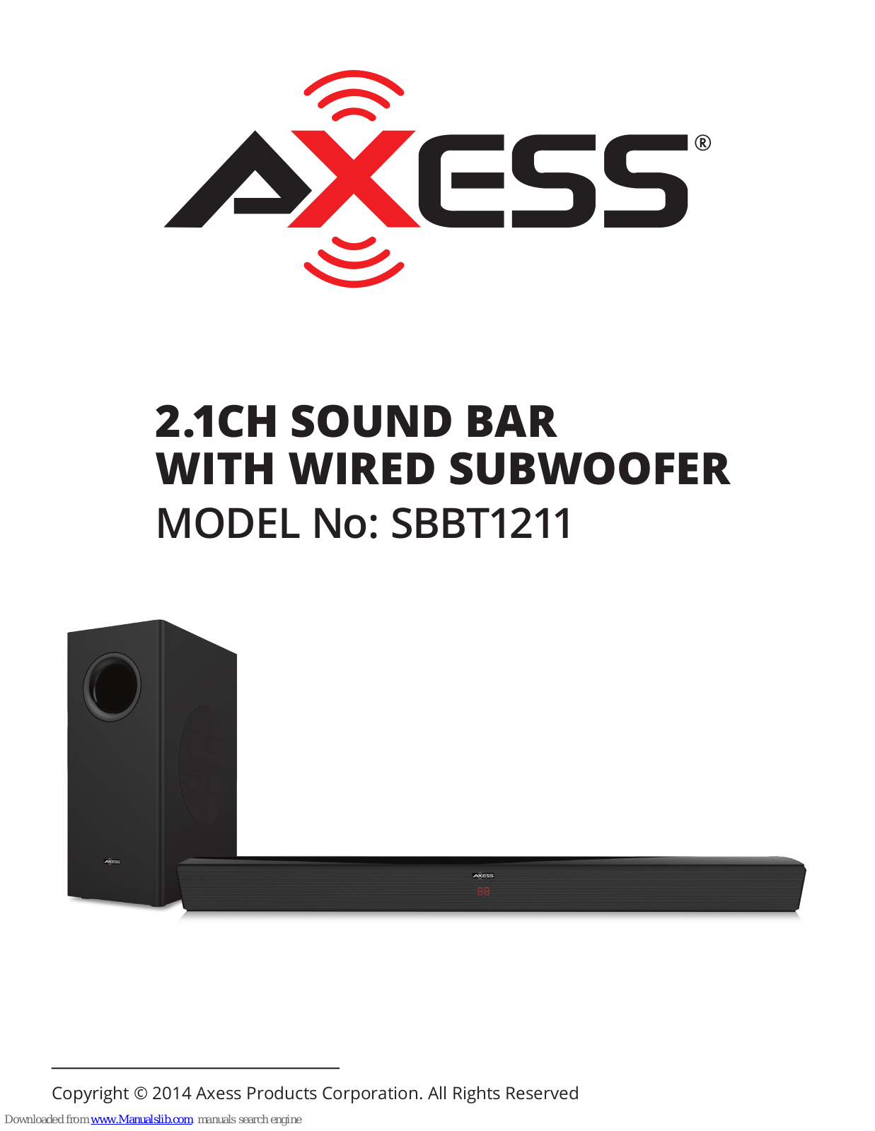 Axess SBBT1211 User Manual