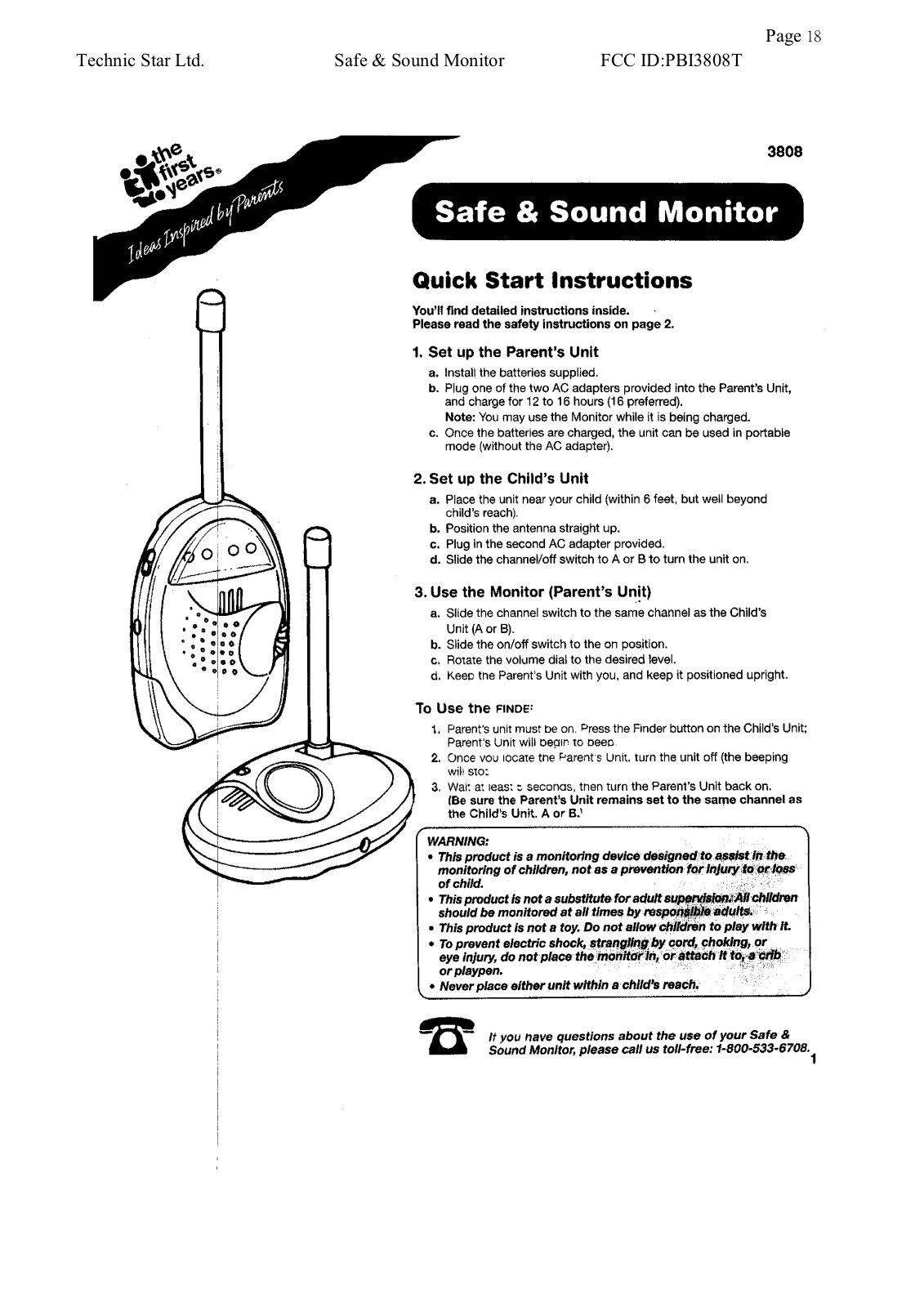 Technic Star 3808T Users Manual - ManualMachine.com