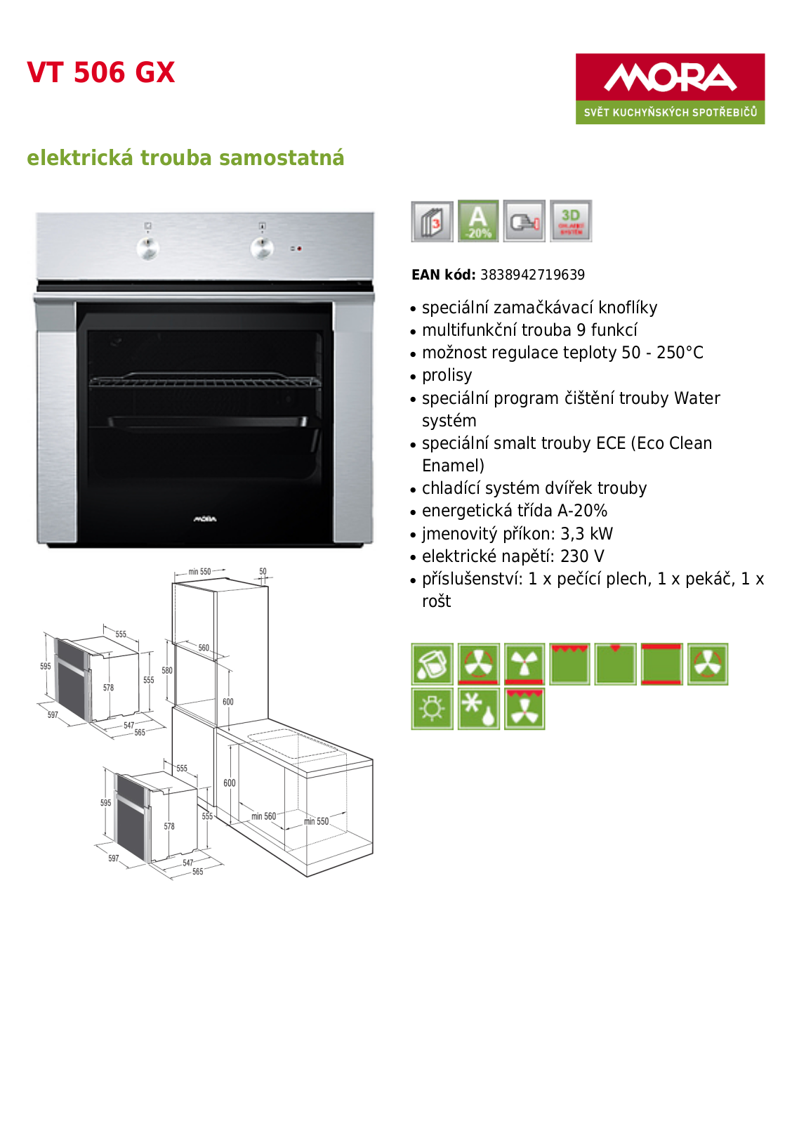 Mora VT 506 GX User Manual