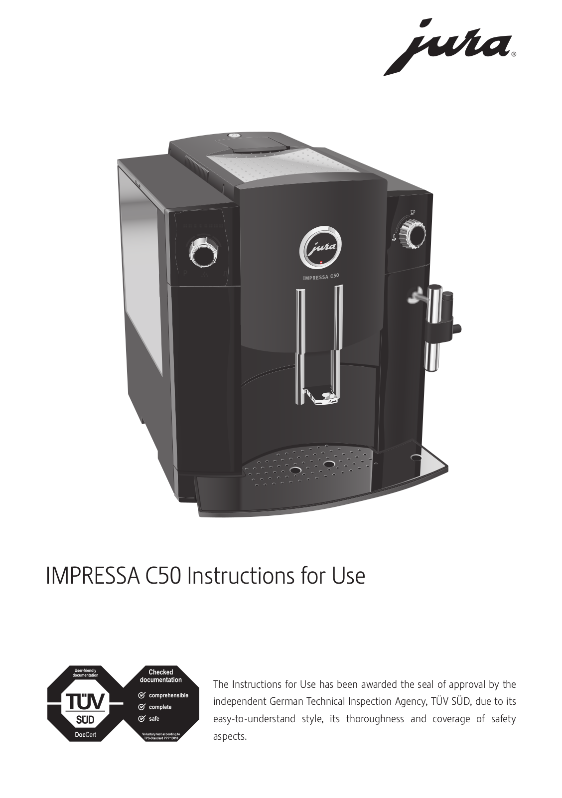 Jura C55 User Manual