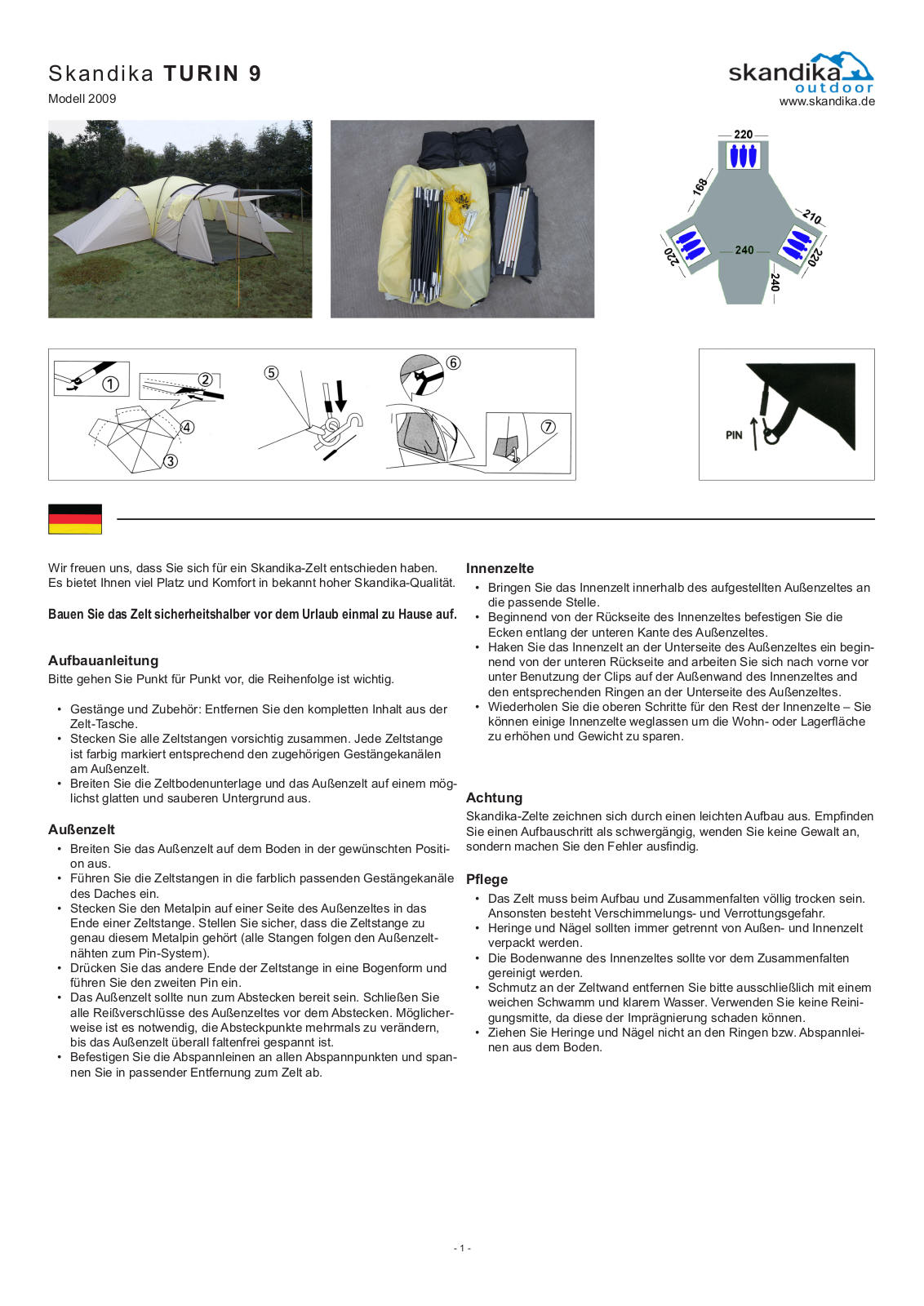 Skandika Turin 9 User Manual