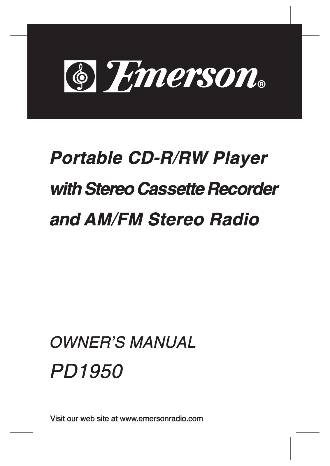 Emerson PD1950 User Manual