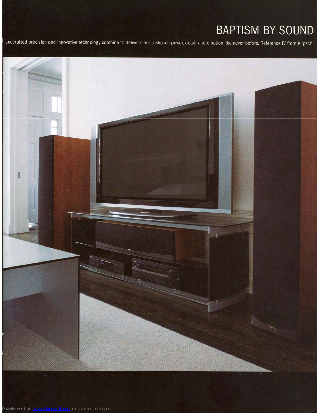 Klipsch RB-81, RB-61, RB-51, RB-10, RF-62 Brochure & Specs - ManualMachine.com