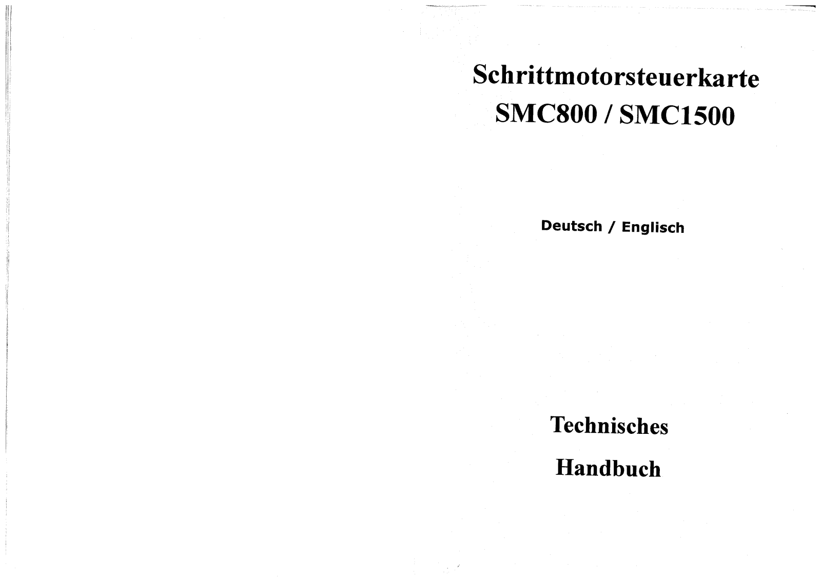 Emis SMC-1500, SMC800 Technical data