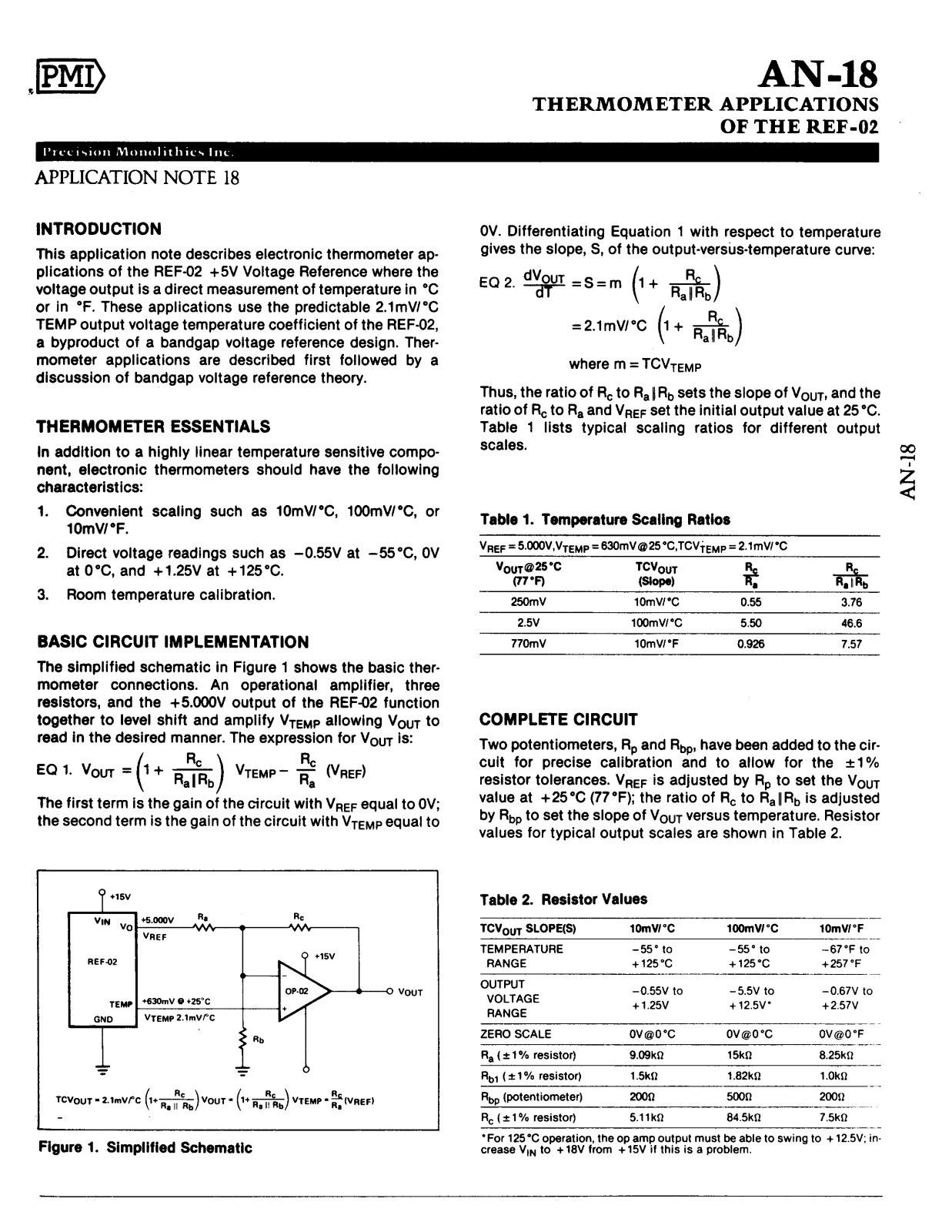 ANALOG DEVICES AN-18 Service Manual