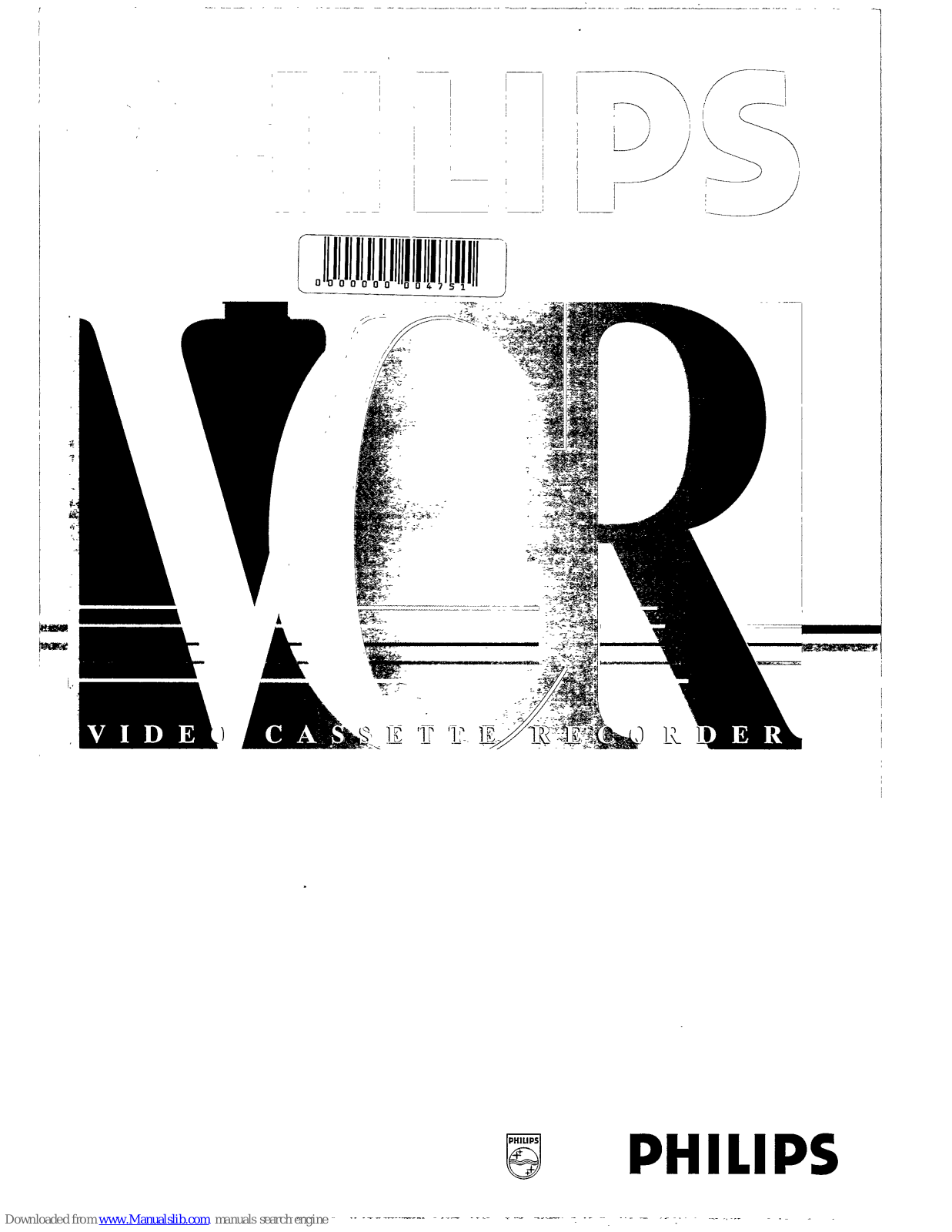 Philips VR165/07, VR165/59, VR165/03, VR165 User Manual