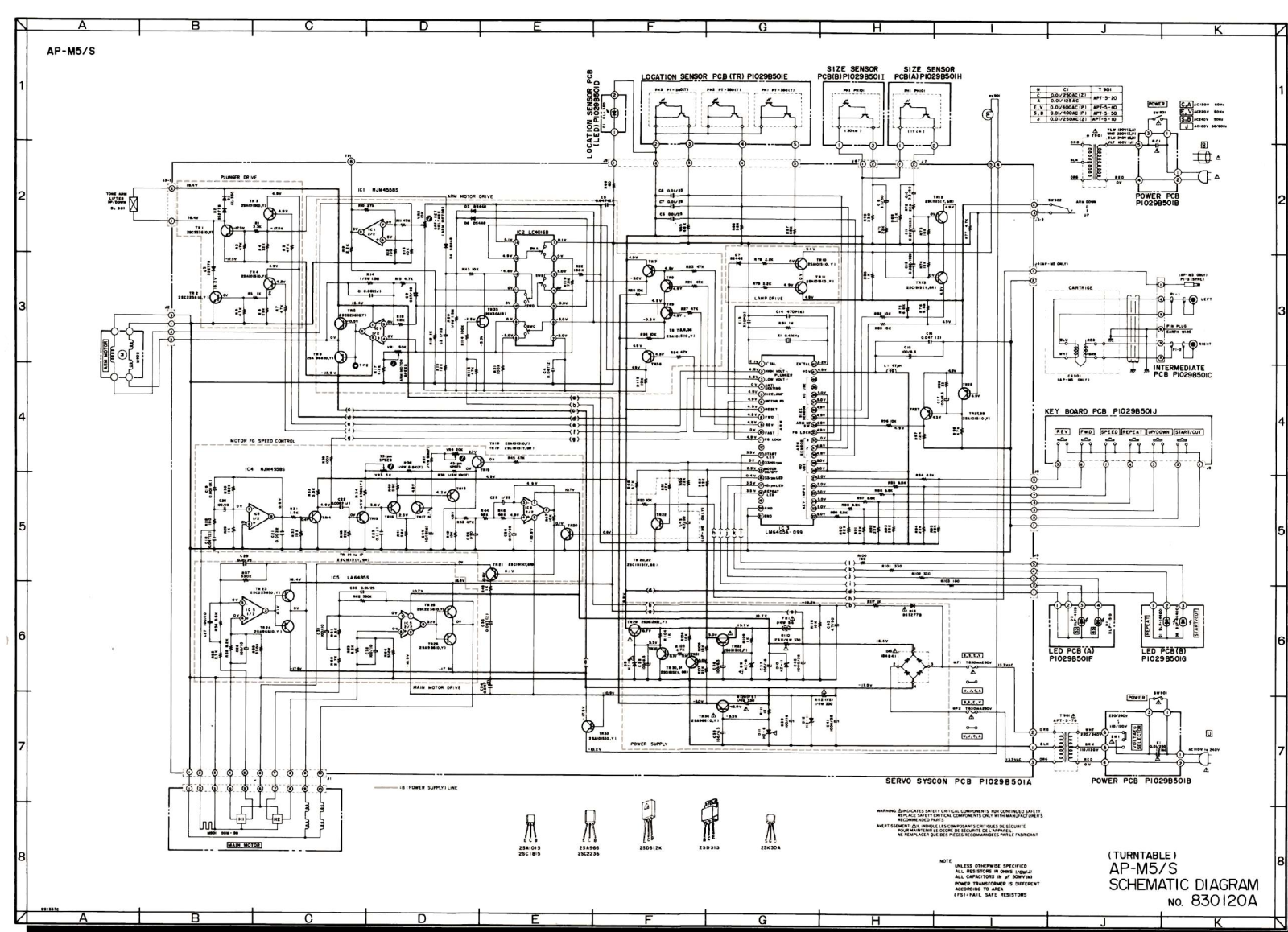 Akai APM5 Schematic