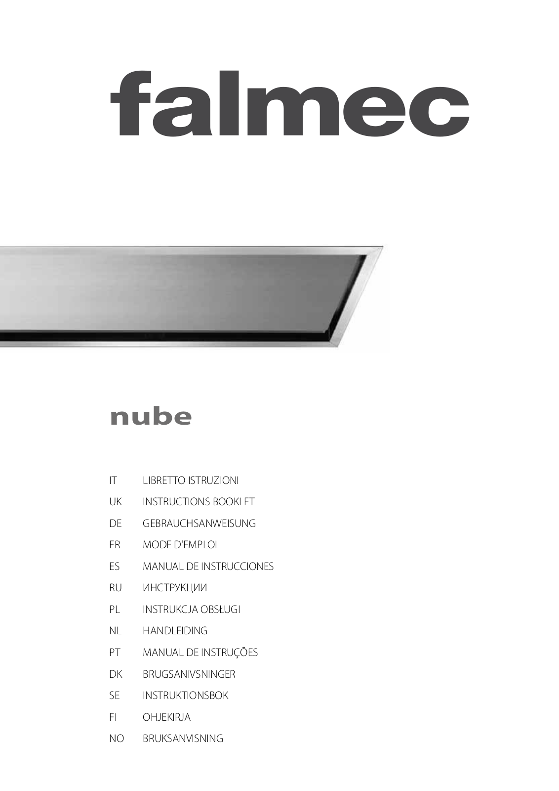 Falmec Nube isola 90 inox User Manual