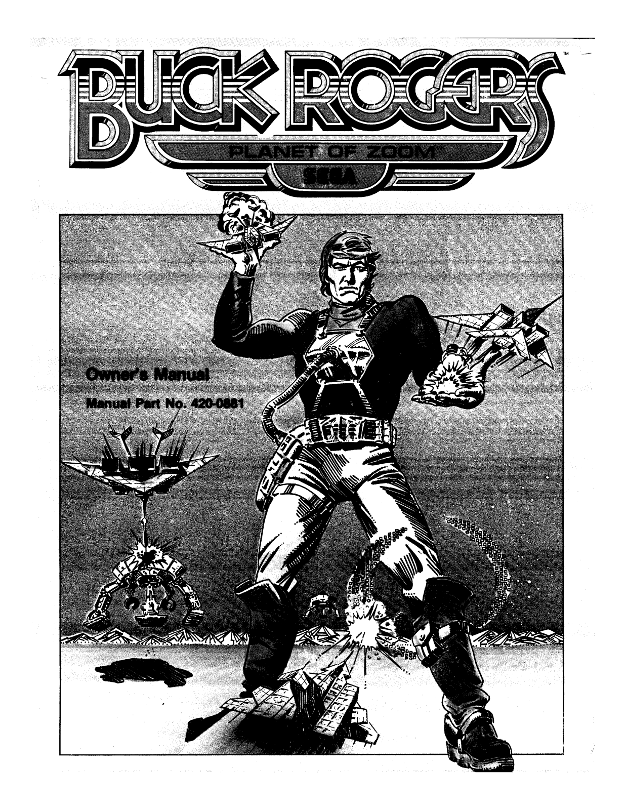 Sega Buck Rogers User Guide