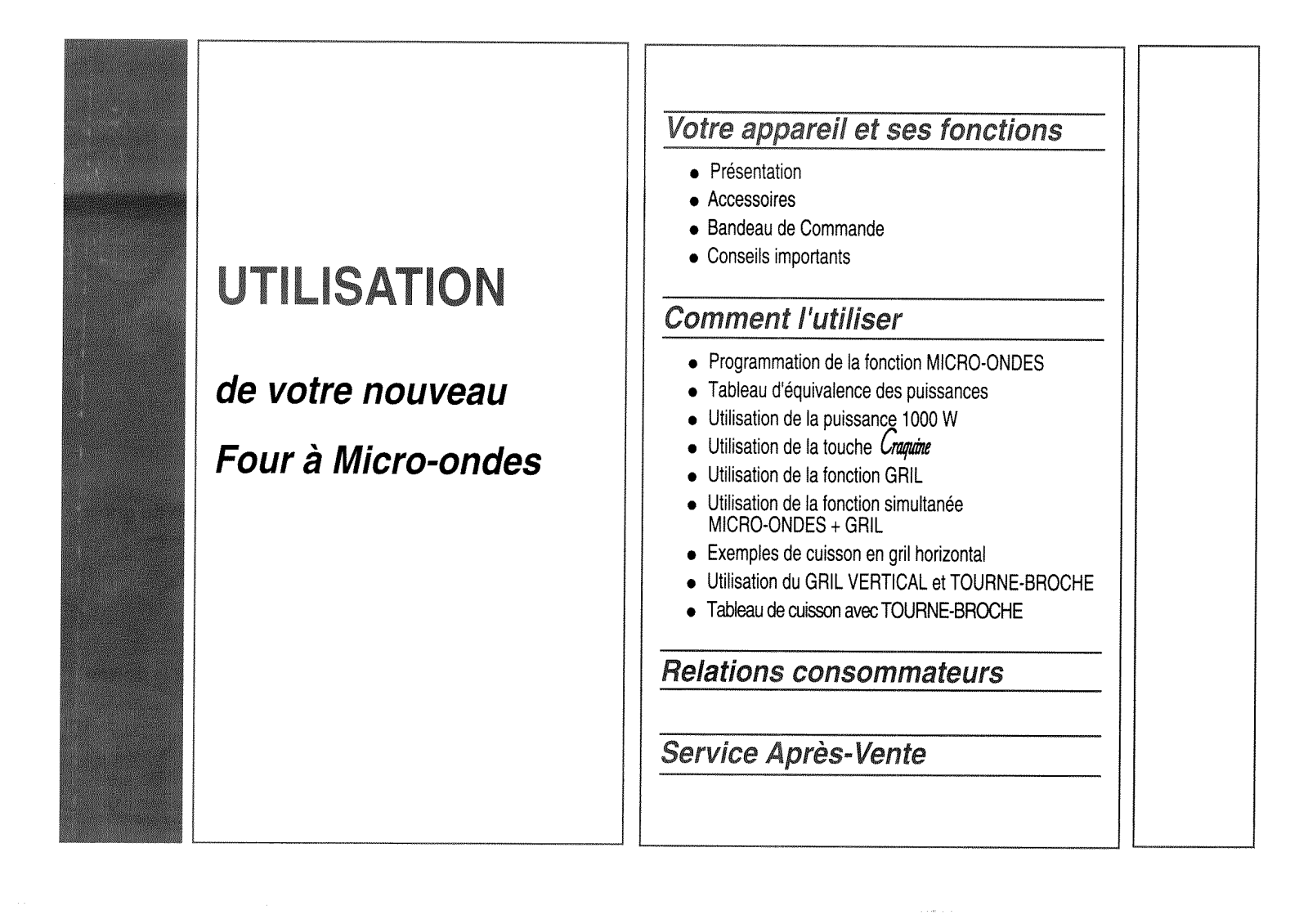 Brandt MTP1826 User Manual