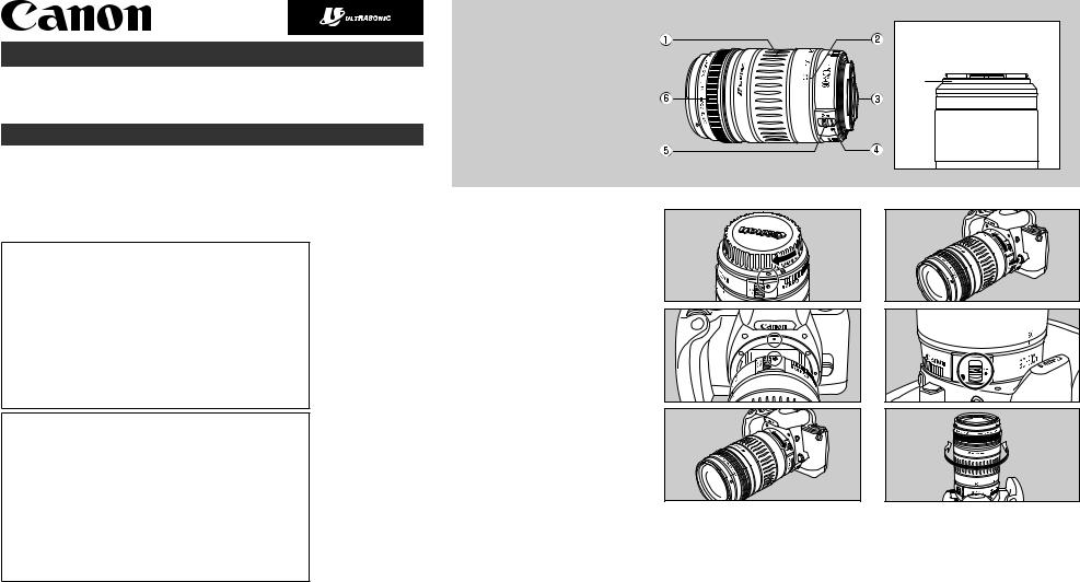 Canon EF 75-300mm f/4-5.6 III USM User Manual