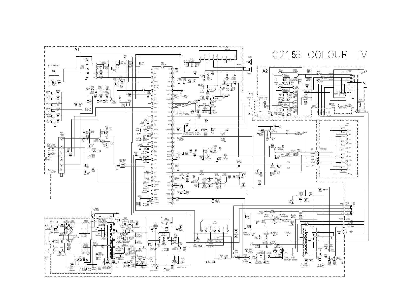 Rolsen C2159 Schematic