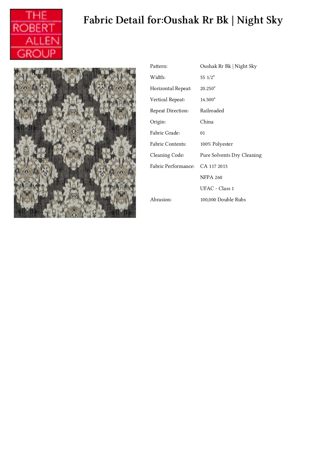 Robert Allen RALF2001 Specifications - ManualMachine.com