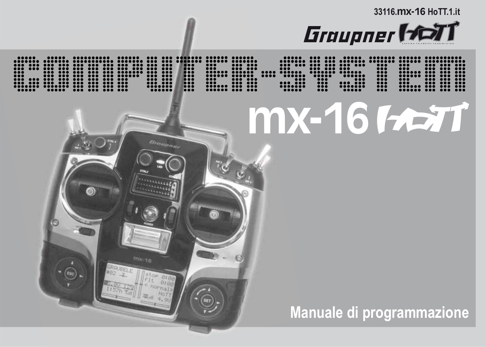 Graupner mx-16 HoTT Programming Manual