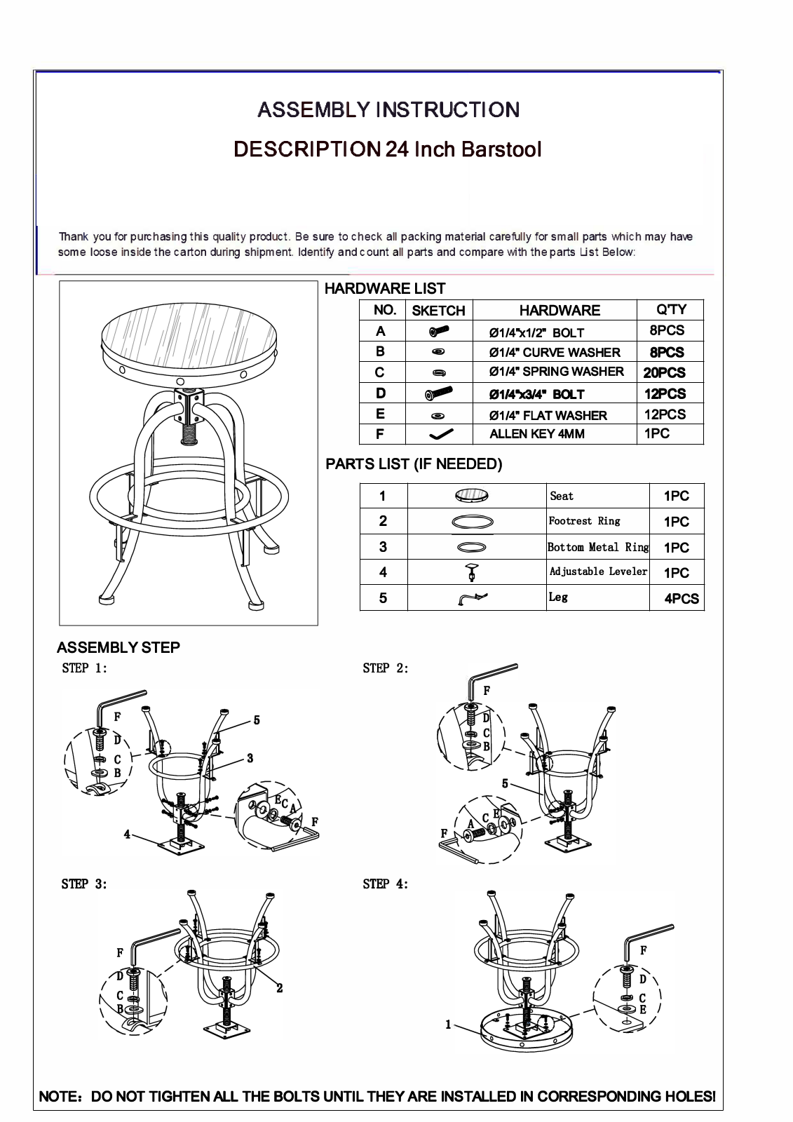 Trent Austin Design TRNT9607 Installation & Assembly - ManualMachine.com