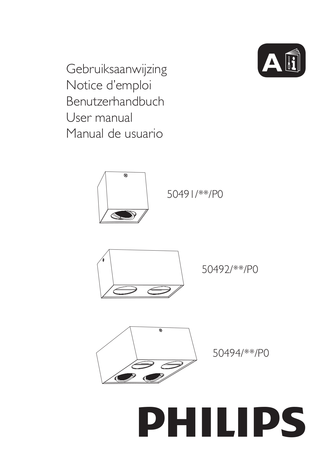 Philips 50491, 50492, 50494 User Manual