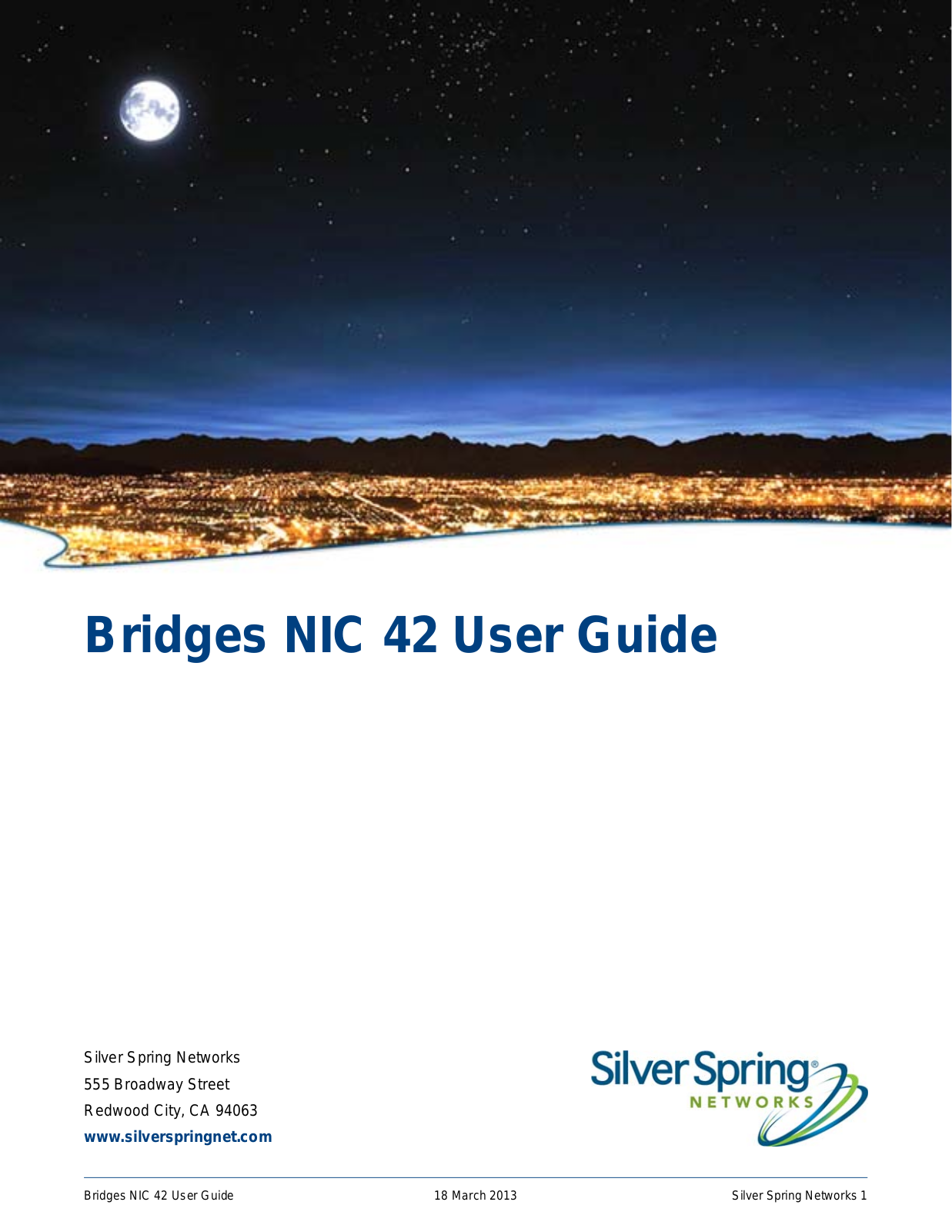 Itron NIC42 User Manual