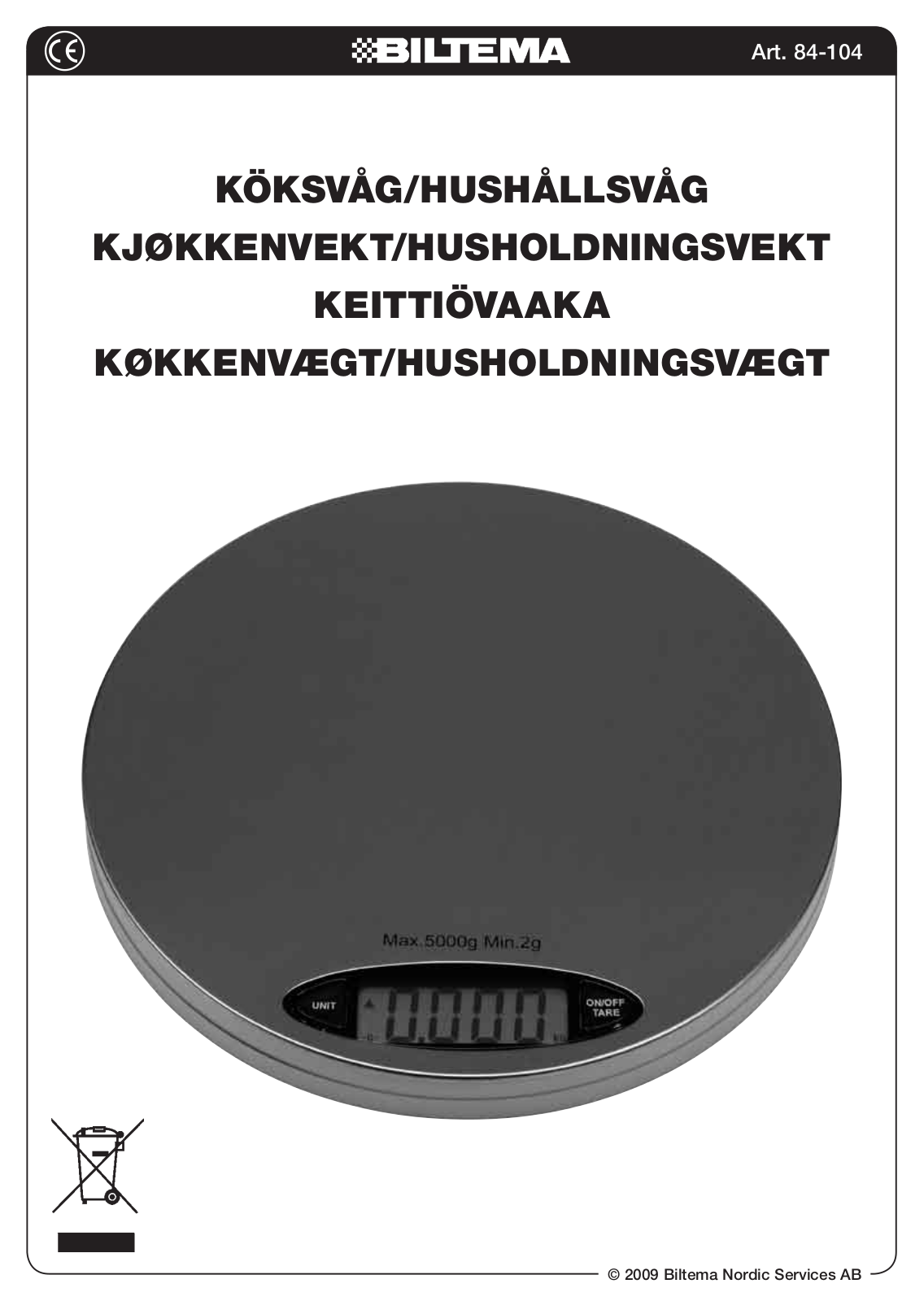 Biltema 84-104 User Manual