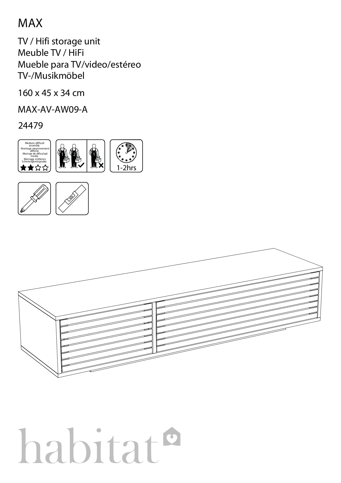 Habitat 24479 Instruction manual