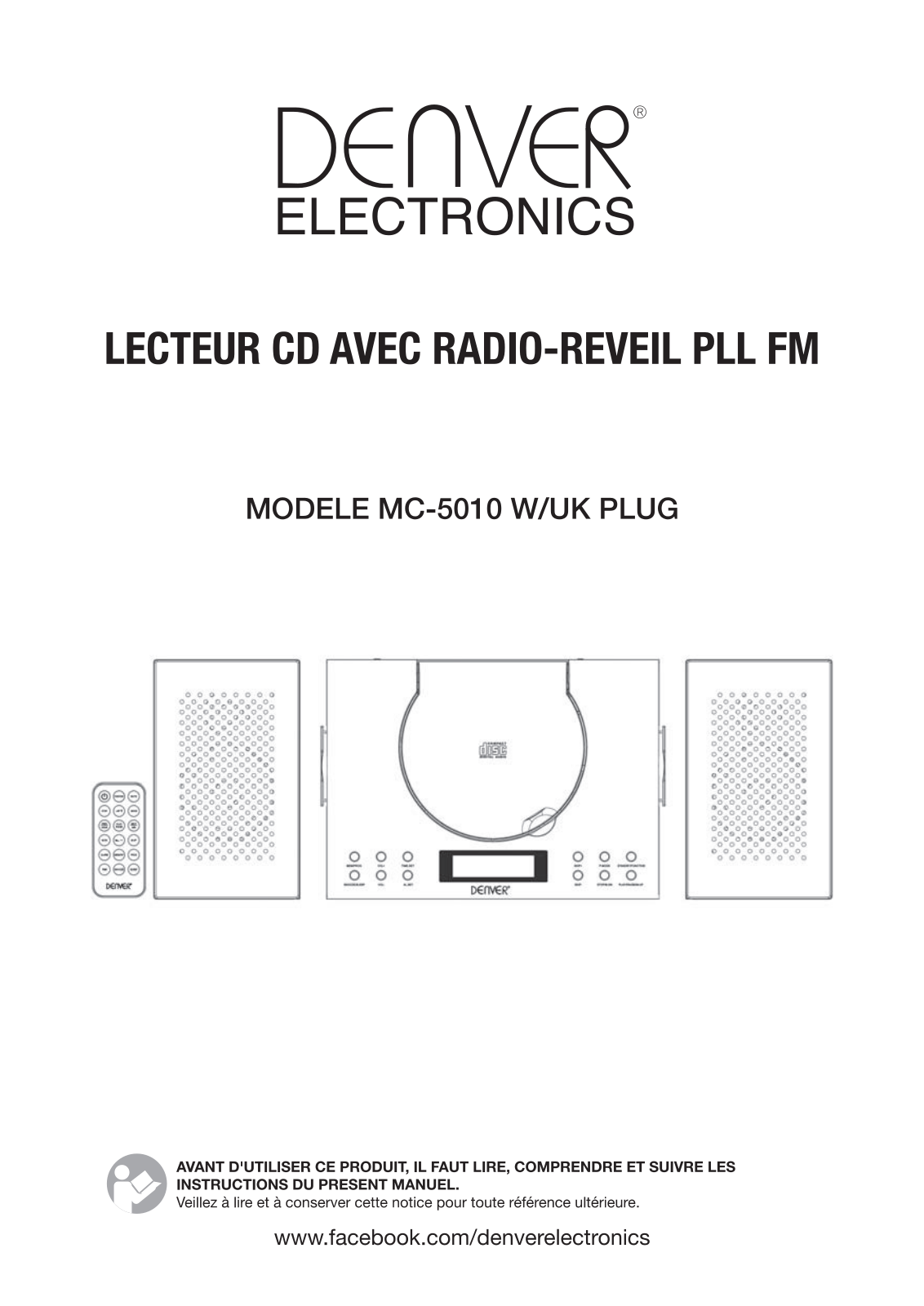 Denver MC-5010 W/UK PLUG User Guide