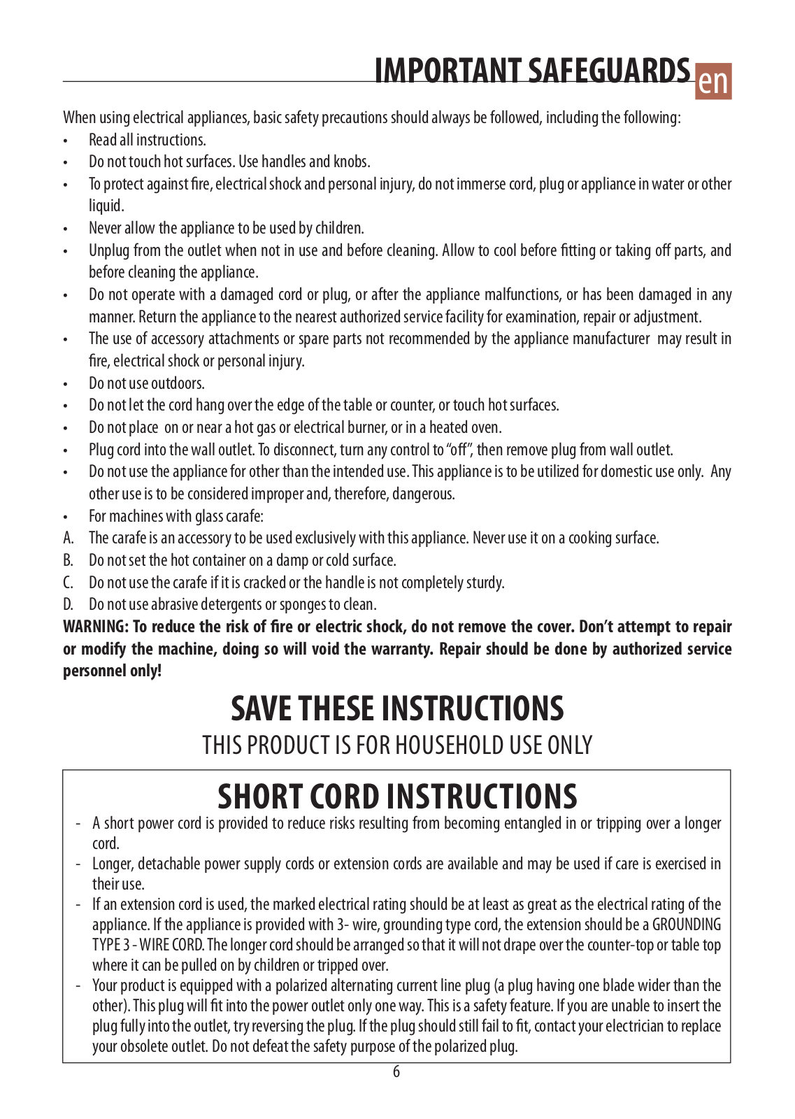 De'Longhi Combi BCO 320T, Combi BCO 330T Instruction Manual