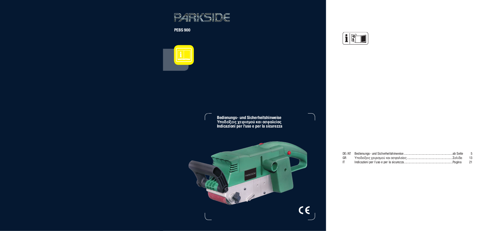 Parkside PEBS 900, KH 3172 User Manual