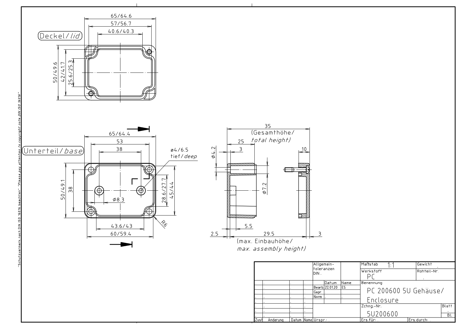 BOX4U 5U200600 Datasheet - ManualMachine.com