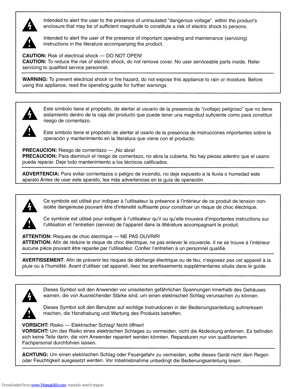 Peavey 30901293 Users Manual