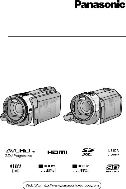 Panasonic HC-X900, HC-X909, HC-X900M, HC-X800 User Manual