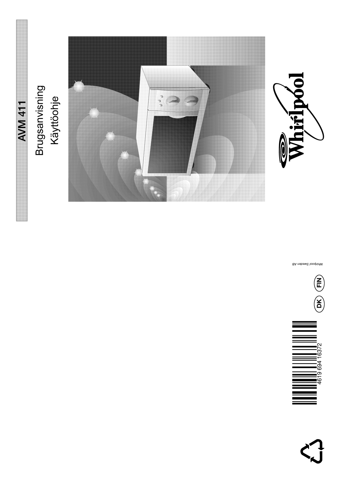 Whirlpool AVM 411/1/WH INSTRUCTION FOR USE