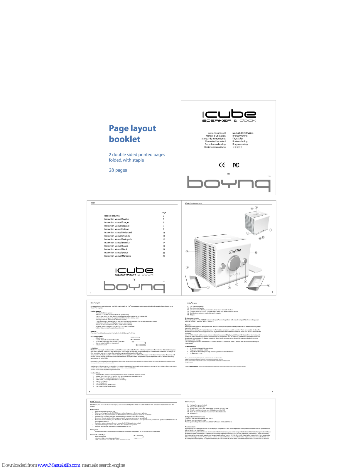Boynq FSP-040, ICUBE Instruction Manual - ManualMachine.com