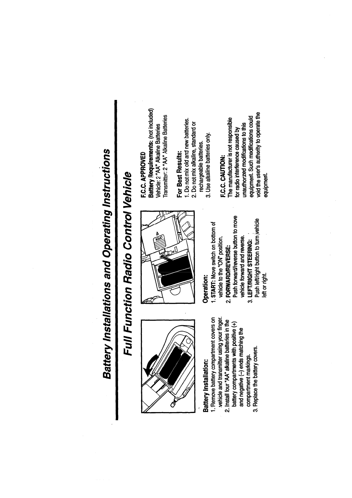 New Bright Co 232H, 2322H Users manual