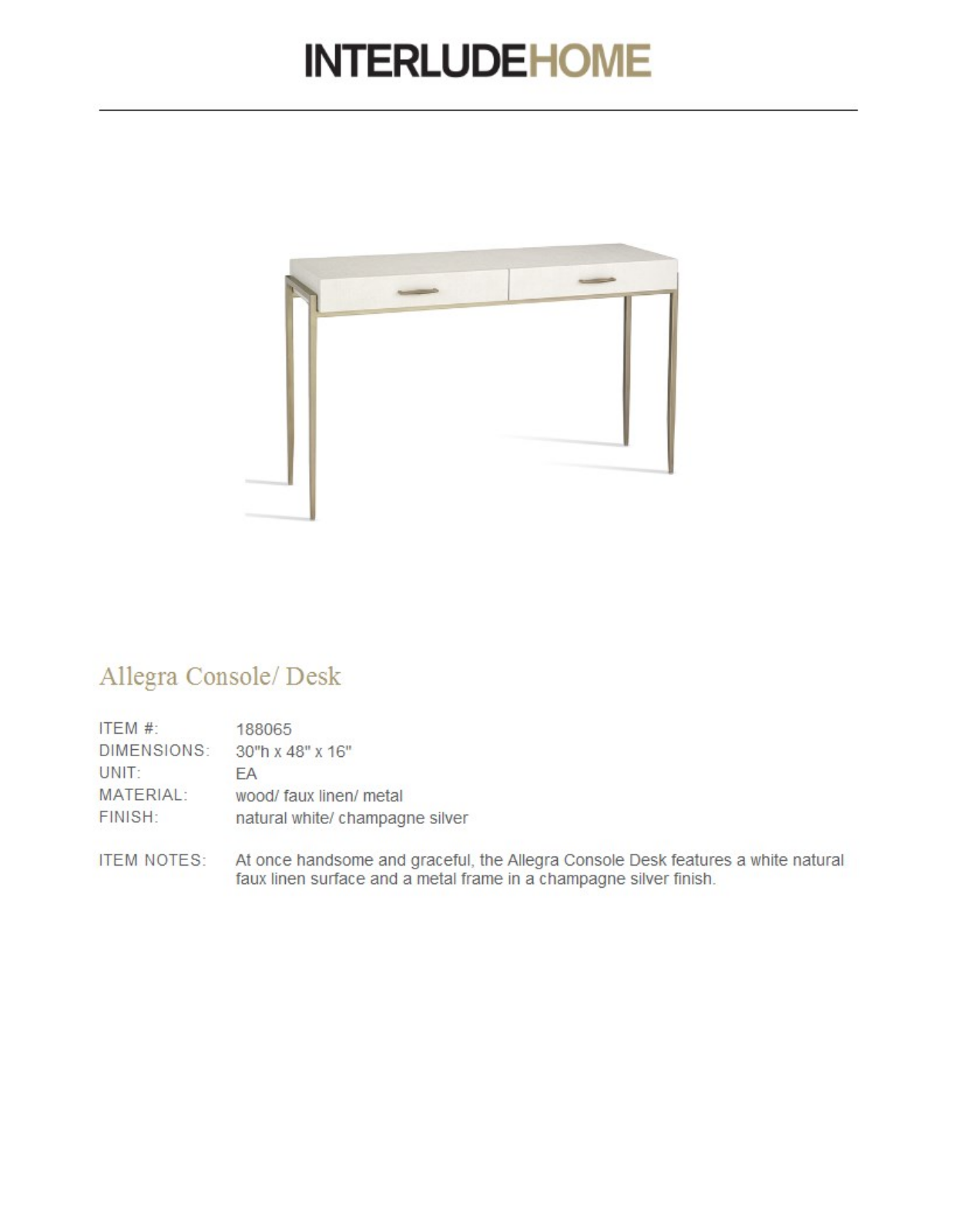 Interlude ILH10001 Specifications - ManualMachine.com