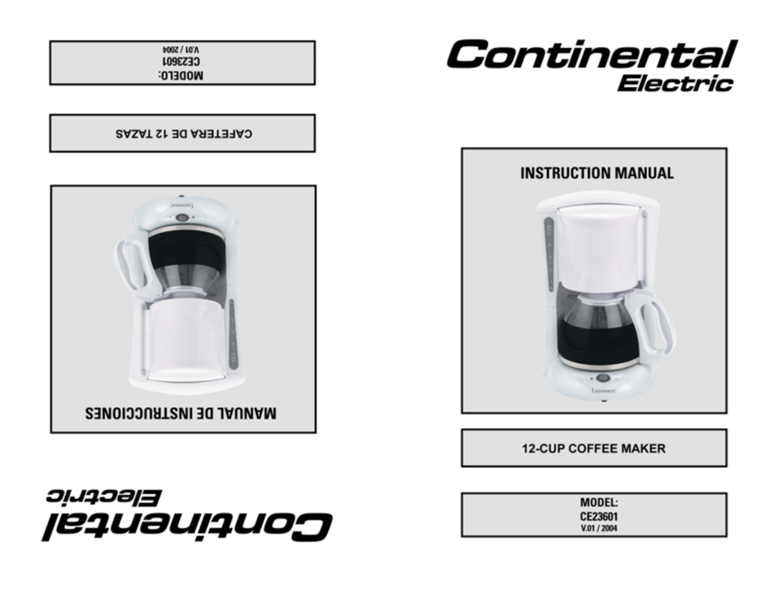 Continental Electric CE23601 User Manual