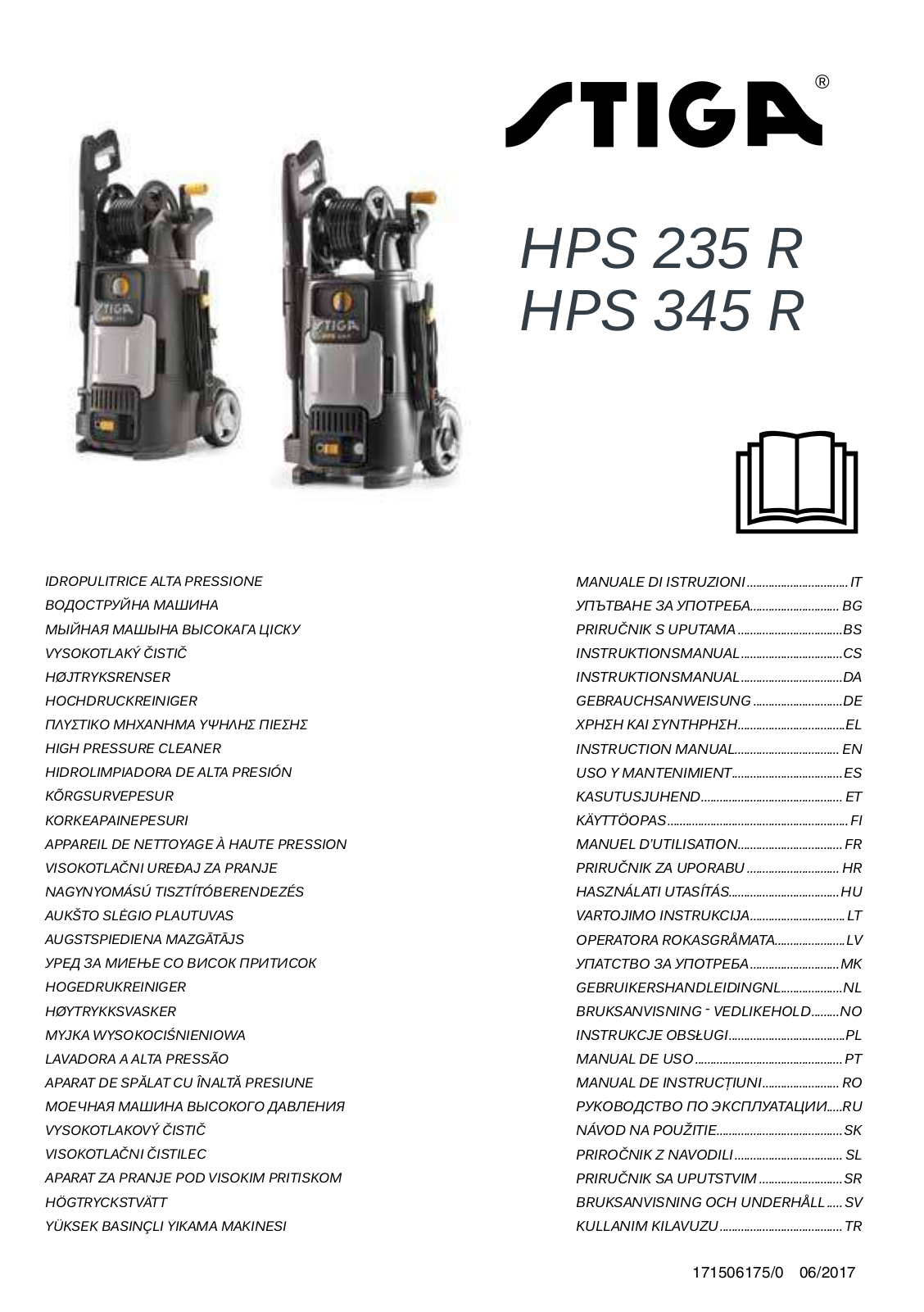 STIGA HPS 345 R User Manual