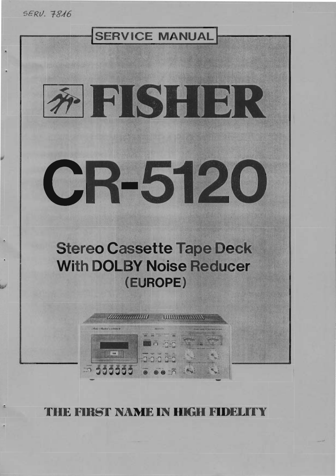 Fisher CR-5120 Service Manual