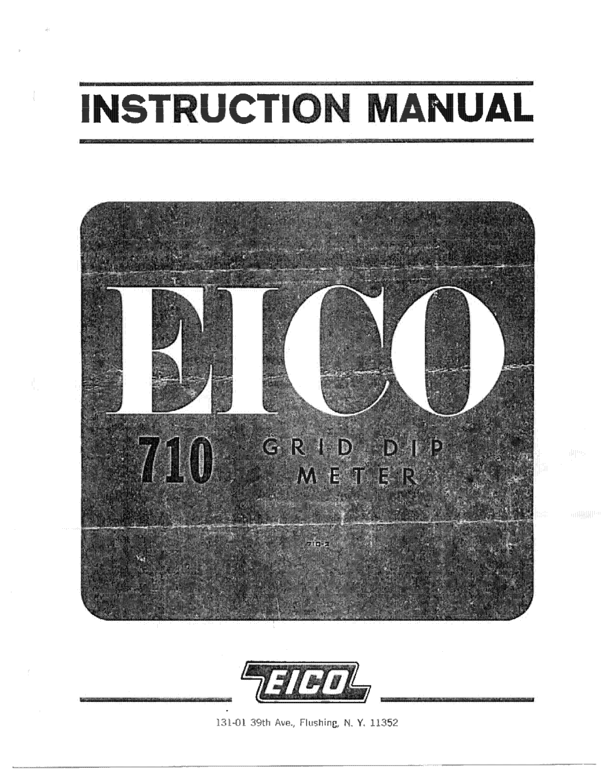 EICO 710 Service manual