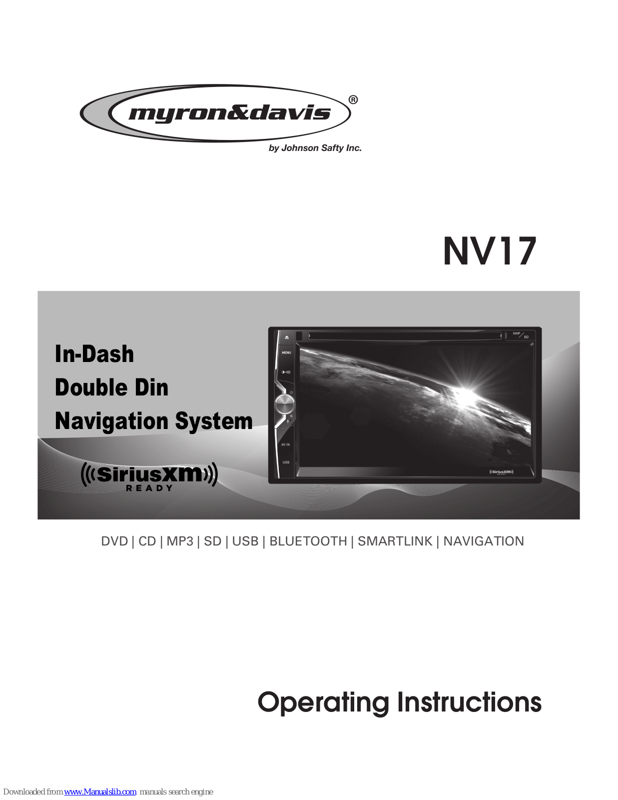 Myron & Davis NV17 Operating Instructions Manual