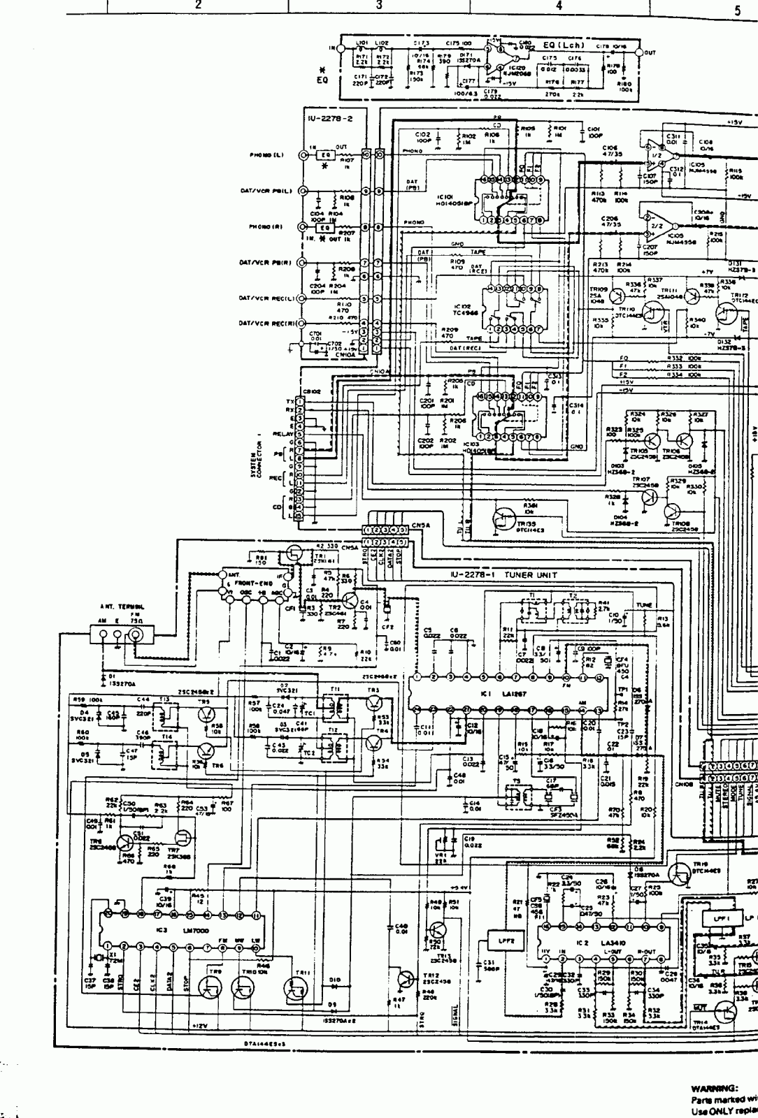 Denon D-70 Service Bulletin