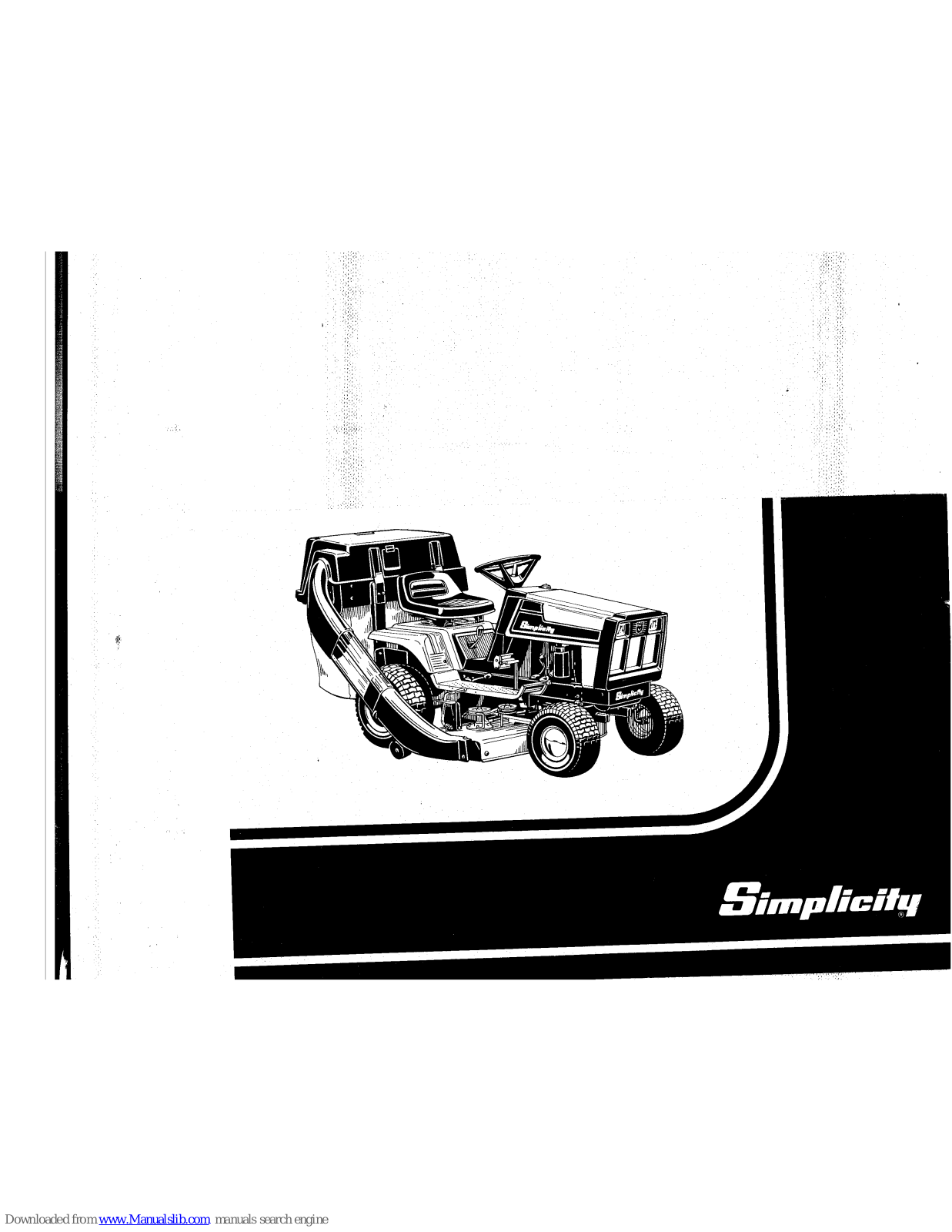 Simplicity 3244, 4200H Series Operator's Manual