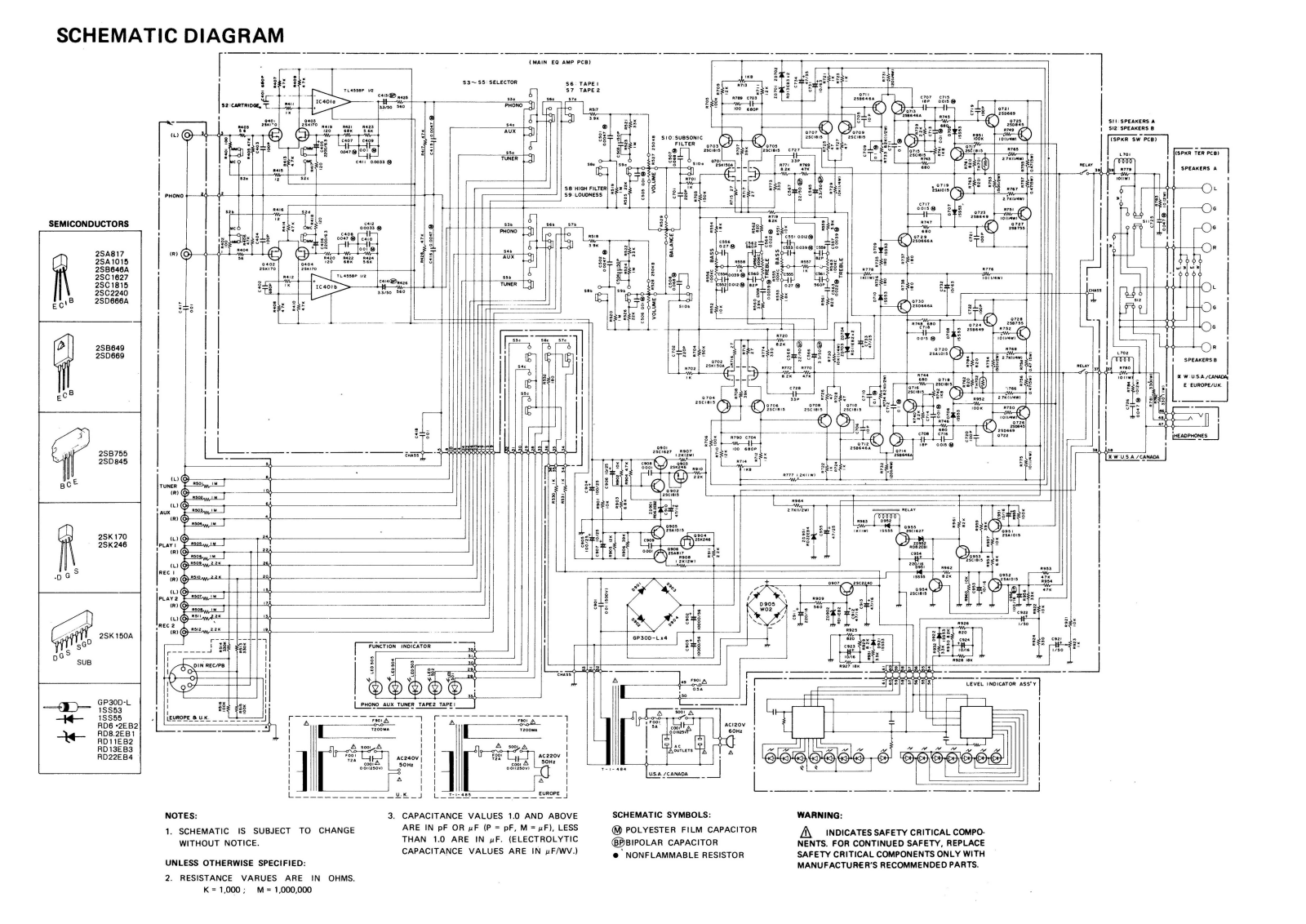 Nikko NA-700-Mk2 Schematic