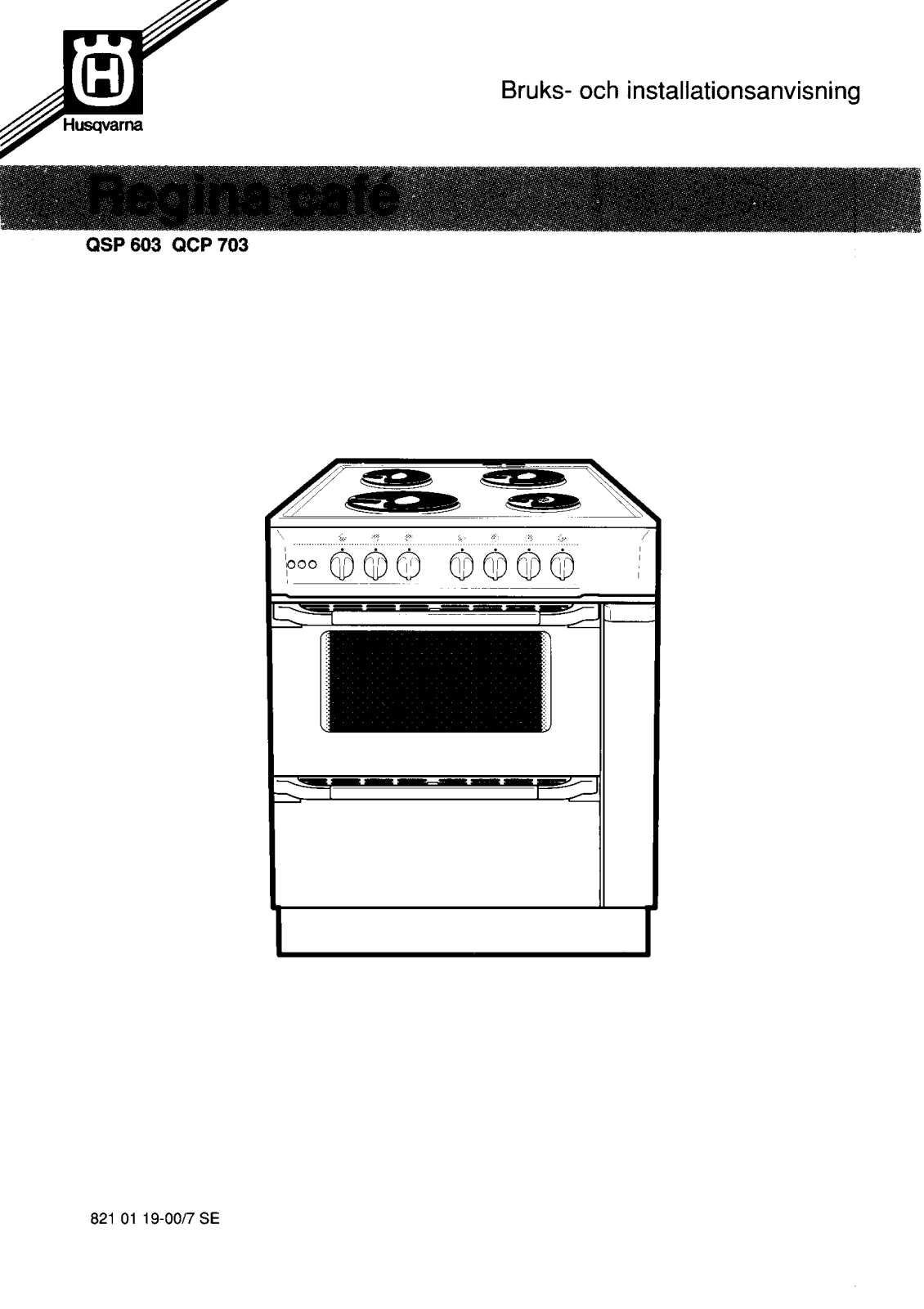 Husqvarna QSP603 User Manual